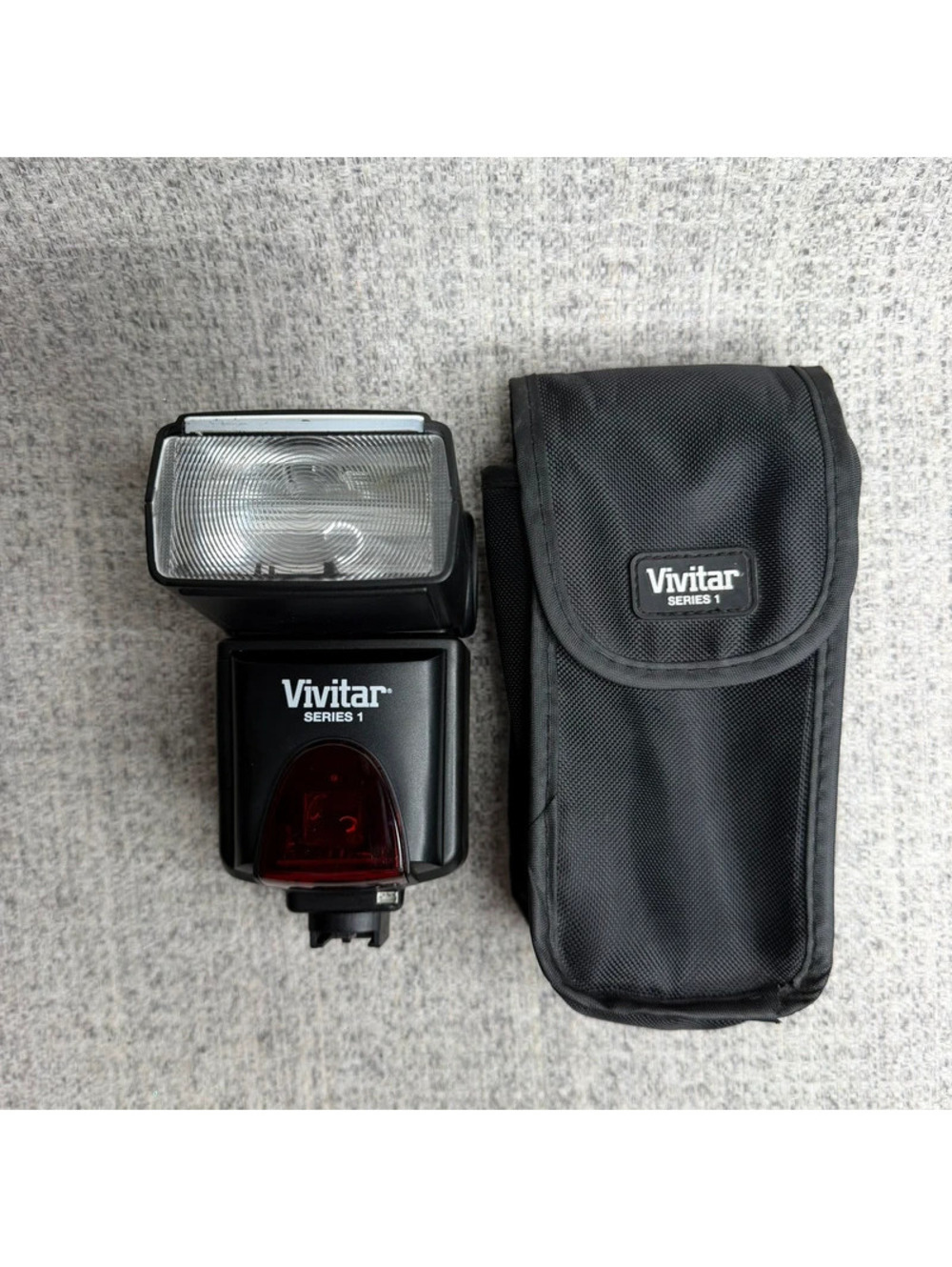 Vivitar Series 1 DF-383-SON Digital Zoom Shoe Mount Flash Sony DSLR Camera Case